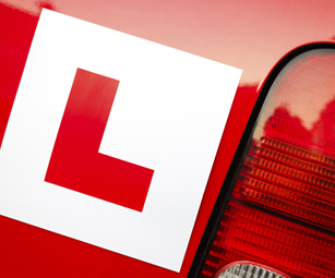A learner driver covered by provisional drivers insurance arranged by CSW Insurance Brokers